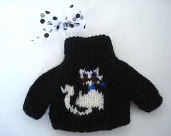 Teddy Bear Knit Sweater Unipak Designs