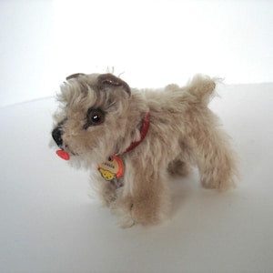 Steiff Toy Stuffed Small Schnauzer Dog Tessie