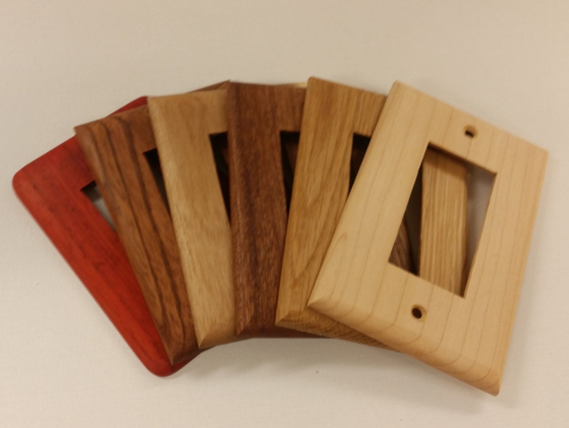 DECORA Wooden Switch/Outlet Plate Etsy