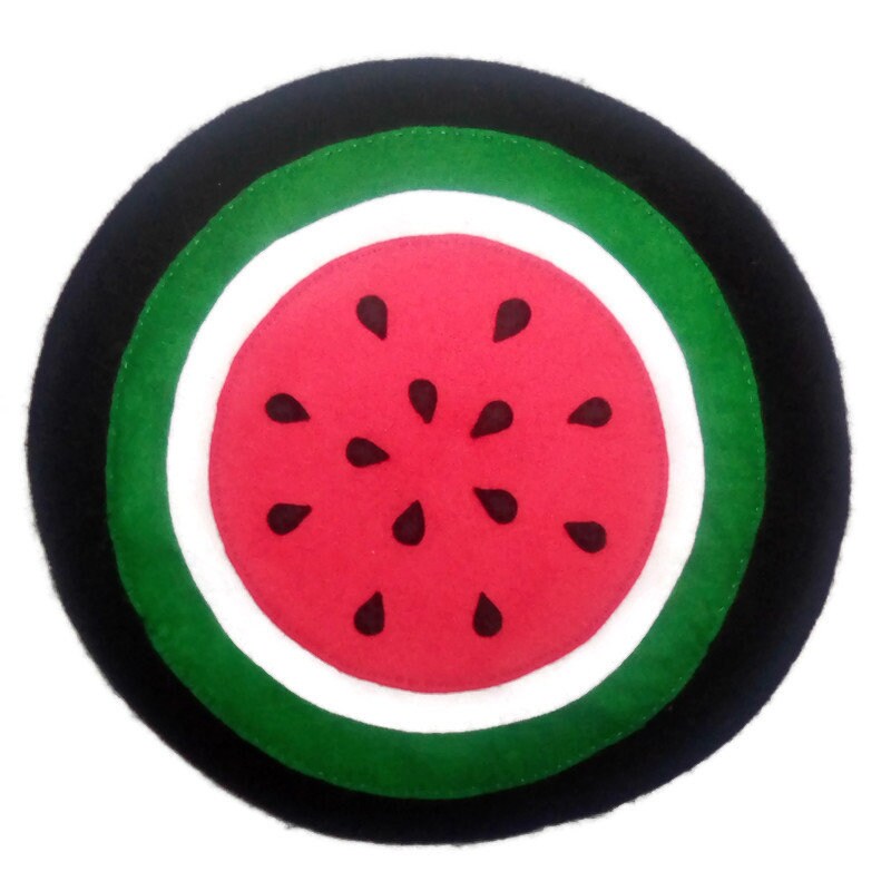 Melon Beret Melon Hat Fruit Beret Funny 
