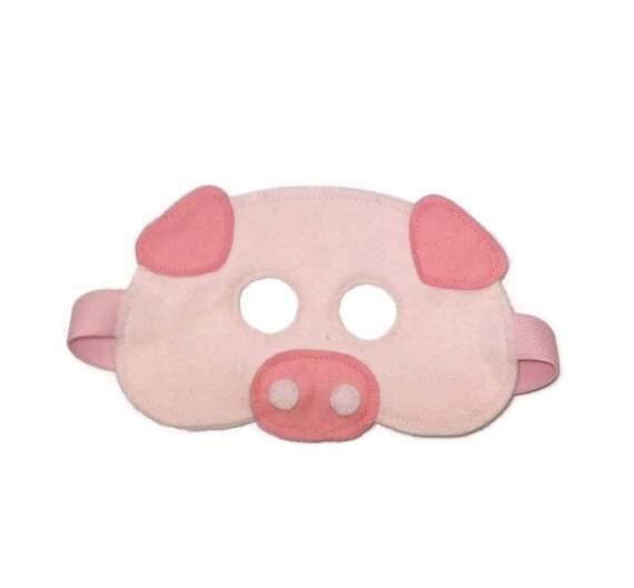 Pig mask Piggy mask kids pig mask Farm animal mask Etsy