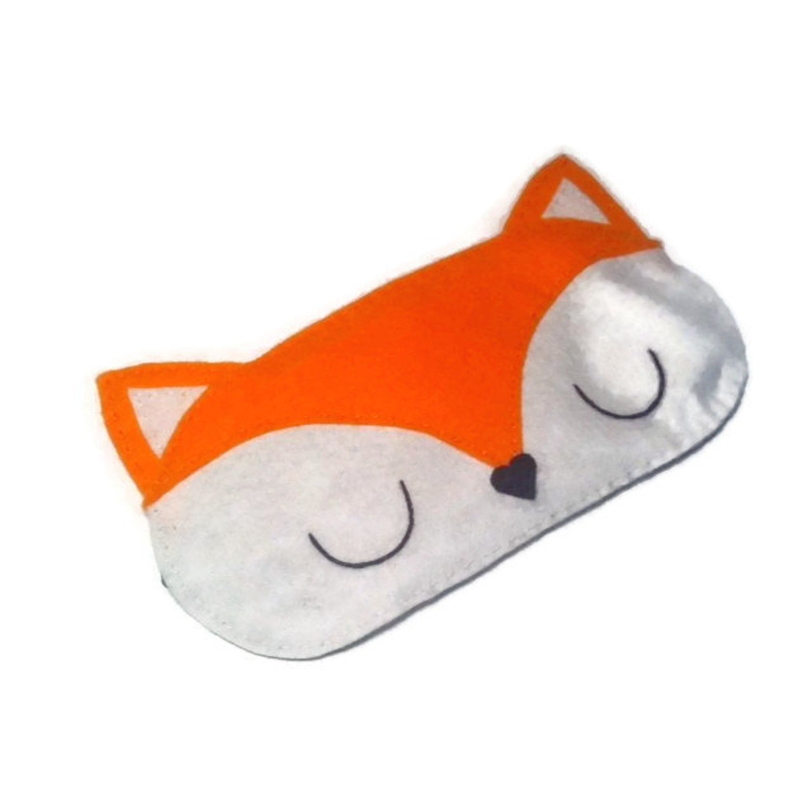 Fox Eye Mask Fox Sleep Mask Animal Sleep Mask Felt Eye Mask Etsy UK