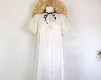 Vintage 1980's Puff Sleeve Dress