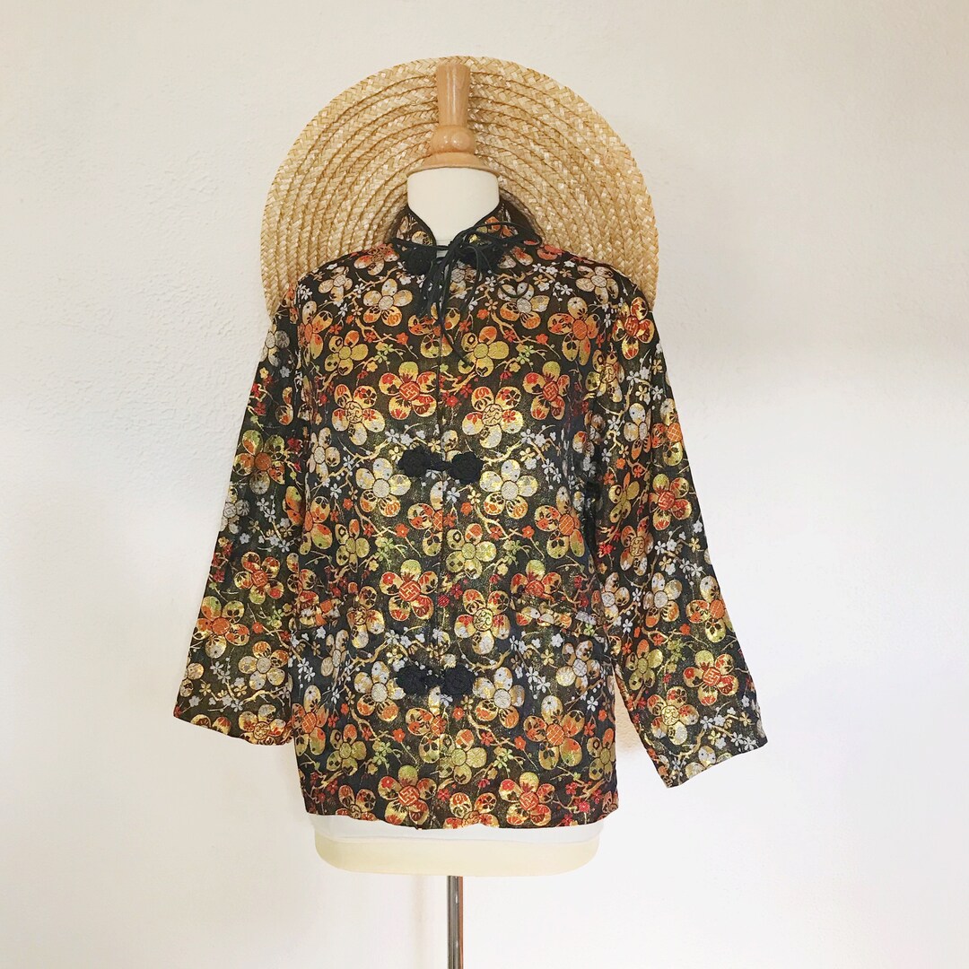 Morning Glory Brocade Victorian Jacket