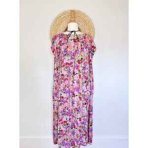 Vintage Floral Midi Dress