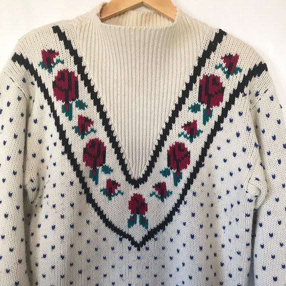 Cottagecore Knit Sweater | Vintage Westen Pullove… - image 7