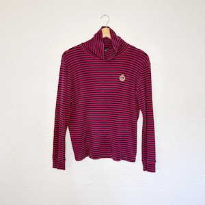 Vintage 1990&#39;s Ralph Lauren Stripe Turtleneck