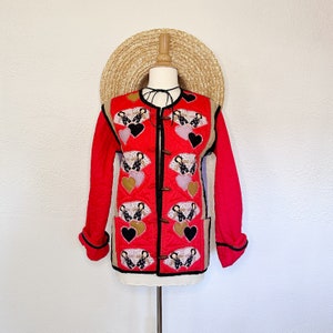 Vintage 1970's Patchwork Quilted Jacket