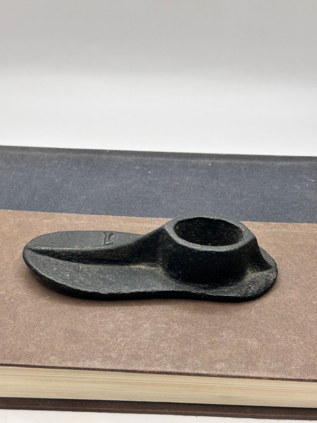Antique Cobbler Cast Iron Shoe Mold Size 1 Etsy