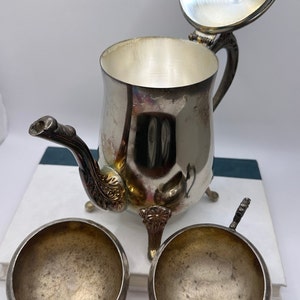 Vintage International Silver Company Silver Plated 3-Piece Tea/Coffee Set
