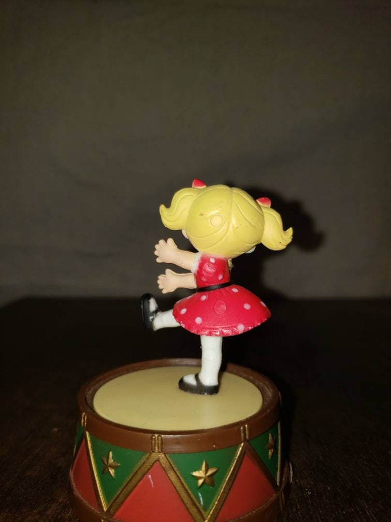 Vintage Toyland Music Box with Girl Spinning on a Drum Etsy