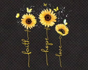 Free Free 147 Faith Hope Love Sunflower Svg SVG PNG EPS DXF File