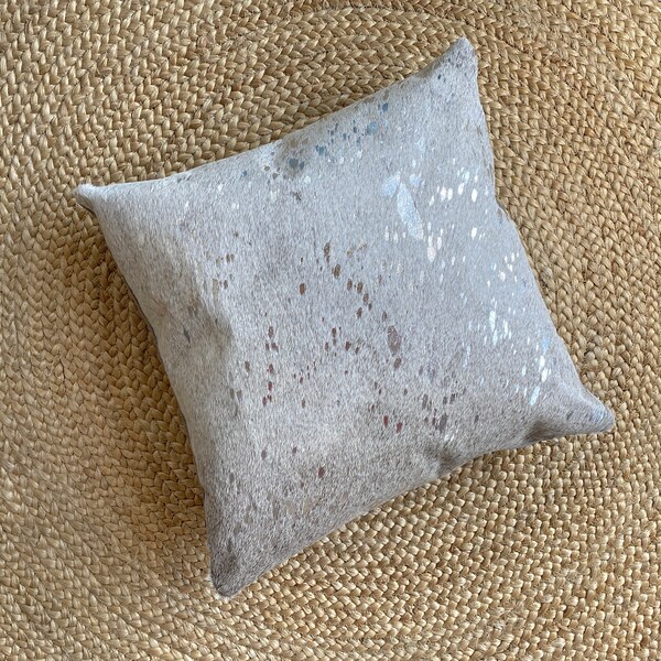 Cowhide Pillow Etsy