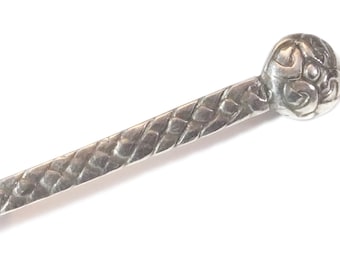 Antique Celtic Scottish Sterling Silver Kilt Pin/ Brooch