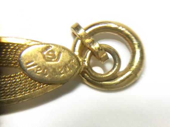 Signed Gold Filled Filigree & Black Onyx Cabochons Bracelet