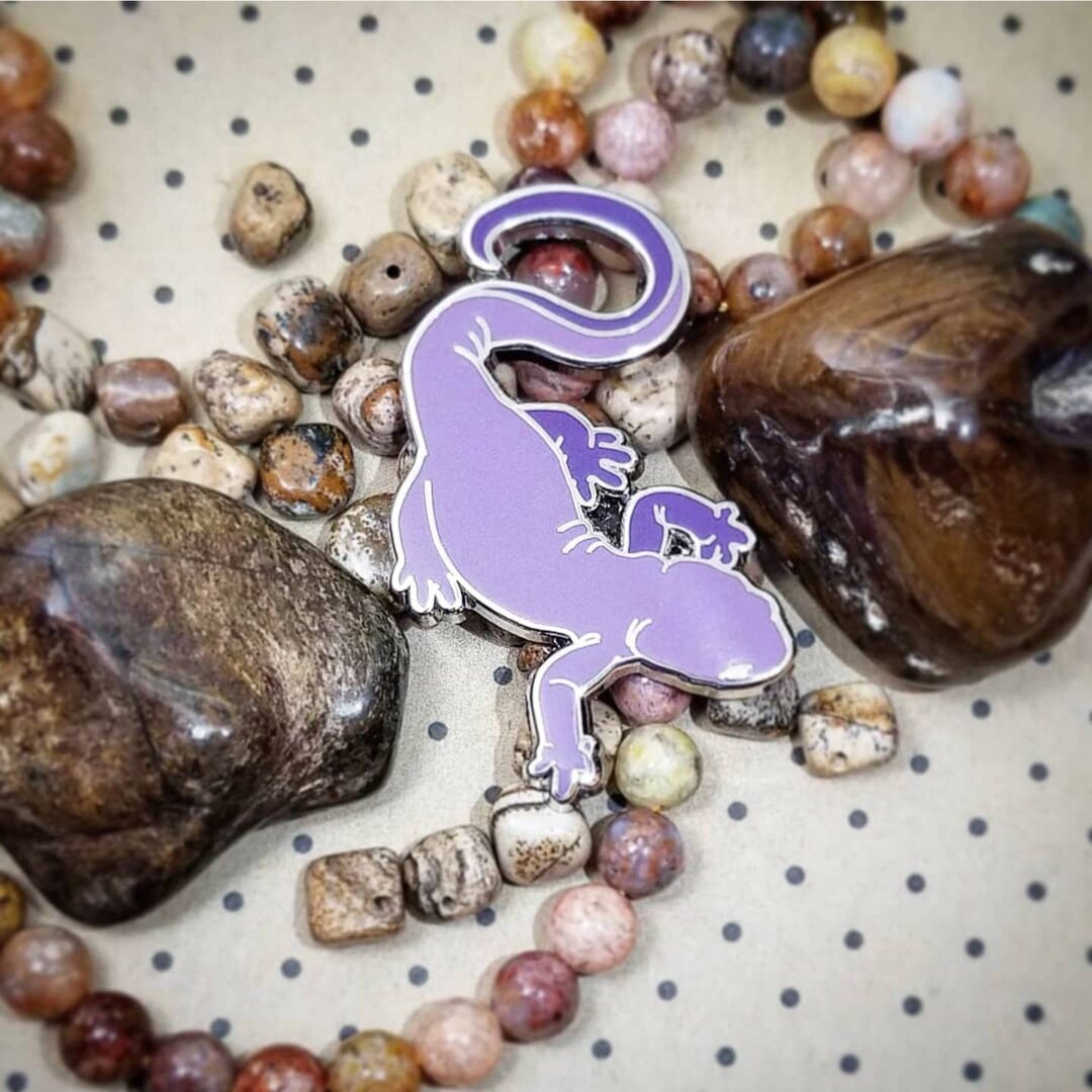 Hard Enamel Pin Herbology Witches Garden Newt Etsy