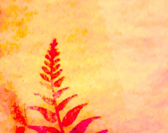 Digital Full Pages Junk Journal Collage Scrapbook Papers Original Unique Art Designs Colorful Ferns