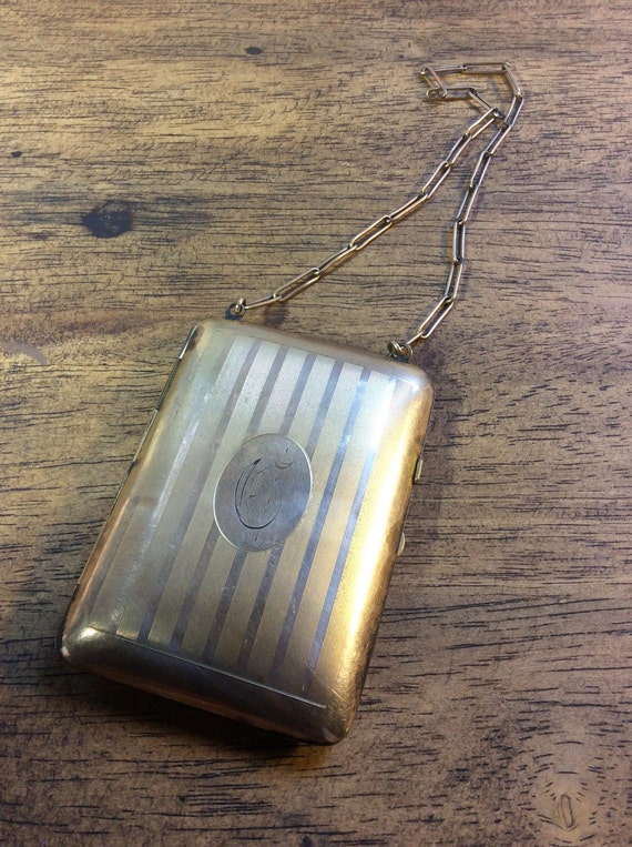 Victorian Brass Dance Card Wristlet