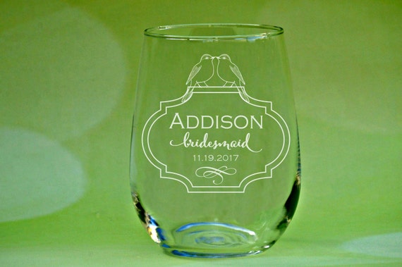 Oiseaux Damour Cadeaux Personnalises Demoiselle Dhonneur Etsy