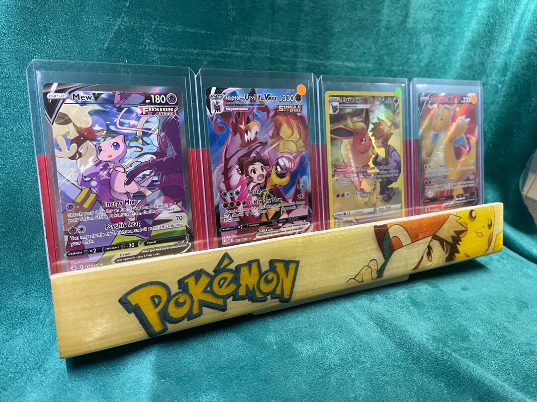 Trading Card Display Pokemon Etsy