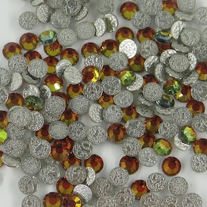 SS16 PR MAR-HF-V *** 40 strass Preciosa Viva fond plat hotfix SS16 (3,90mm) crystal marea