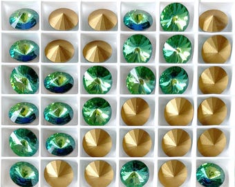 1122 12 SPH * 2 Swarovski crystal stones rivoli 1222 12MM SPHYNX