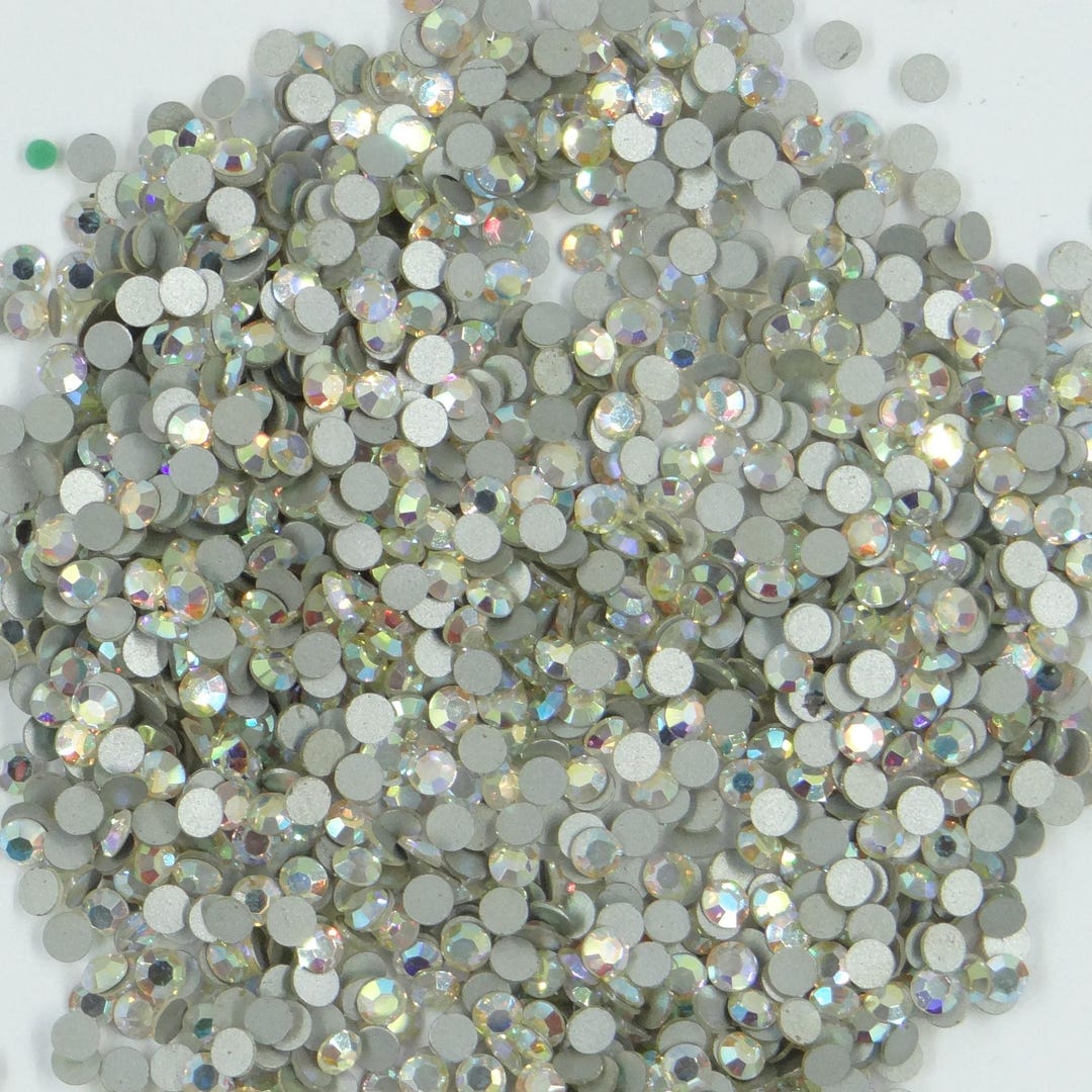 Dowarm SS10 Lot De 1 440 Strass En Verre à Dos Plat, 2,8 Mm
