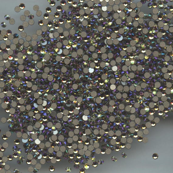 50 toupies 5 mm SWAROVSKI CRYSTAL METALLIC BLUE AB2X ** 5301