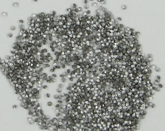 VENTE FLASH 59 * Pochette complète d'origine, 1440  strass Swarovski fondconique 1100 PP4 (1,15mm) comet argent dark