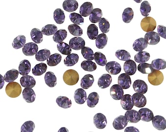 FLASH SALE No. 7 *** Full pack genuine Swarovski: 144 Swarovski stones - réf. 1100 SS34 (7,2mm) round chaton conical base CARDINAL