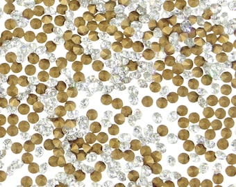 FLASH SALE No. 8 *** Original Swarovski pouch of 1440 conical-base rhinestones ref. 1100 PP19 (2,55mm) CRYSTAL clear
