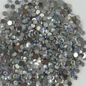 SS6 PR LSA-HF *** 50 strass Preciosa fond plat SS6 2,00mm light sapphire