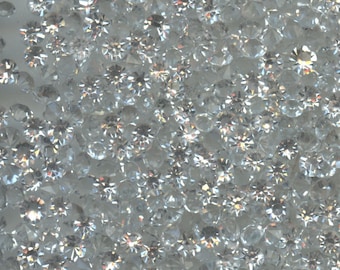 451155 *** 100 antike Strasssteine konische Basis Mix Maße: 3,10+3,8mm CRYSTAL u