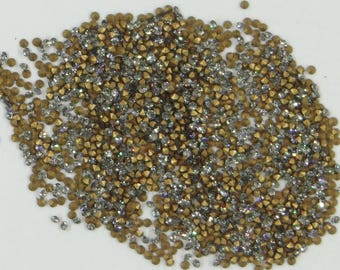 VENTE FLASH 56*** Pochette complète d'origine Swarovski de 1440 strass fond conique : 1100 PP5 (1,25mm) black diamond