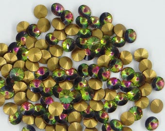 1122 SS29 VM * 30 Swarovski crystal stones rivoli 1222 SS29 (6,2mm) VITRAIL MEDIUM
