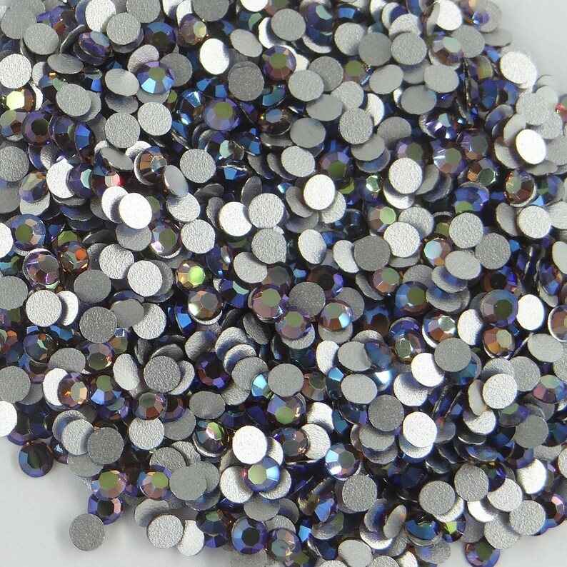 SS6 PR LSA-HF *** 50 strass Preciosa fond plat SS6 2,00mm light sapphire
