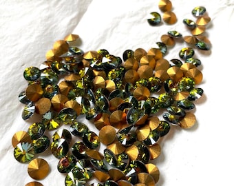 1122 SS34 TB * 20 Swarovski crystal stones rivoli 1222 SS34 (7,2mm) crystal TABAC