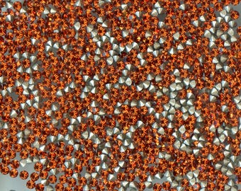 1028 PP11 IR *** 100 Swarovski rhinestones point back Nr. 1028 PP9 (1,6mm) INDIAN RED