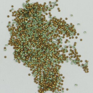 1100 PP4 E * 100/720/1440 strass Swarovski point conique 1100 PP4 (1,15mm) EMERALD