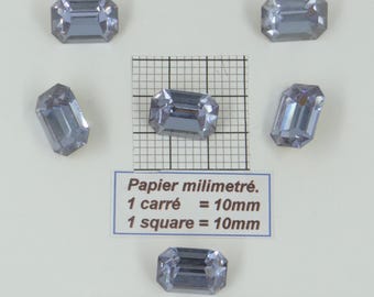4600 18X13 AL * 1/2/6 Swarovski crystal stones 4600 18x13MM octogon point back ALEXANDRITE