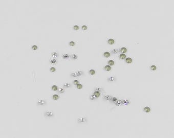 MIX PB19 * 40 strass Swarovski fond conique mix PP18-20-24-29 CRYSTAL