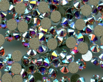 2058 SS5 CI *** 50 Swarovski rhinestones flat back SS5 (1,85mm) crystal ab