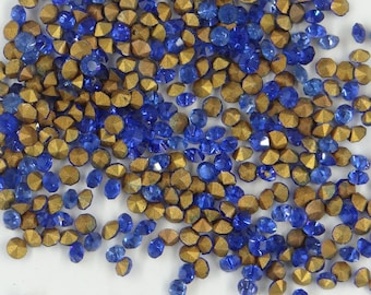 4231 6x3 Tu *** 15 Strass Swarovski Navettes Fond Conique 6x3mm Turmaline G