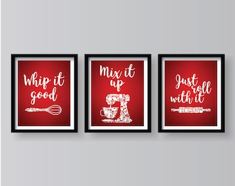 4 piece wall art canvas print red kitchen wall art dining room decor poster art dining set of prints art etsy 4 piece wall art canvas print red kitchen wall art dining room decor poster art dining set of prints art etsy