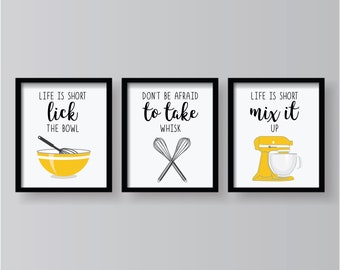 yellow funny kitchen prints yellow kitchen decor kitchen posters set kitchen wall art kitchen quotes posters 3 set yellow gray color combo - Funny Kitchen Quotes yellow funny kitchen prints yellow kitchen decor kitchen posters set kitchen wall art kitchen quotes posters 3 set yellow gray color combo - Funny Kitchen Quotes