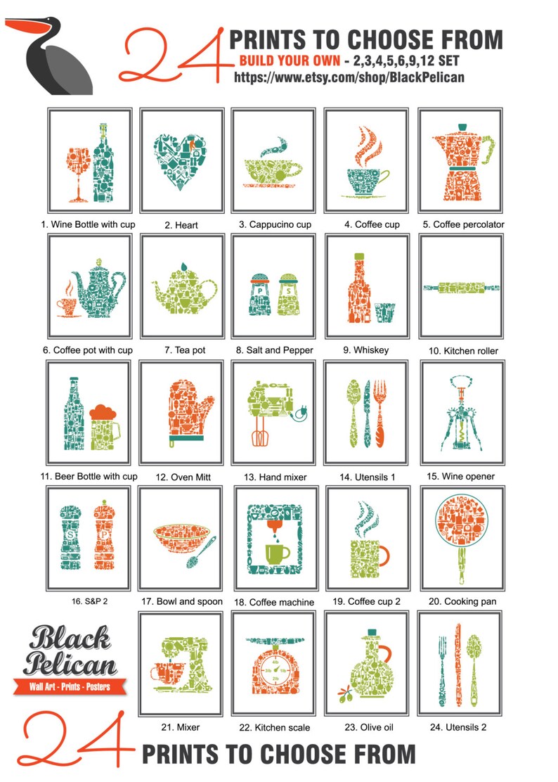 Navy Gray Kitchen Decor Kitchen Wall Art Kitchen Prints Etsy