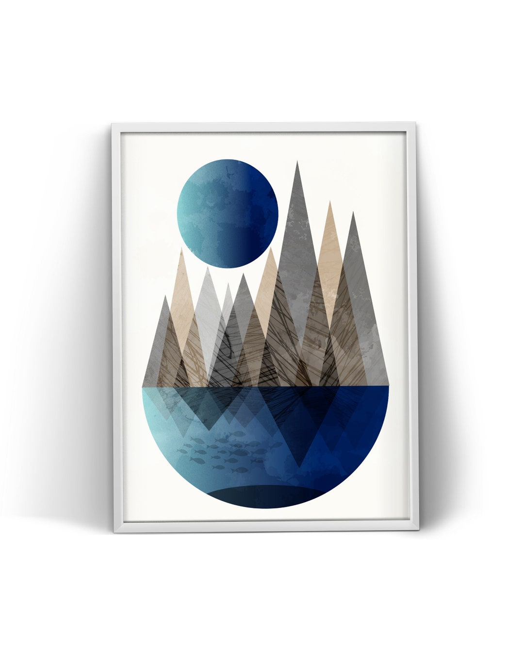 Modern Geometry Art Geometry Wall Art Geometric Poster Etsy