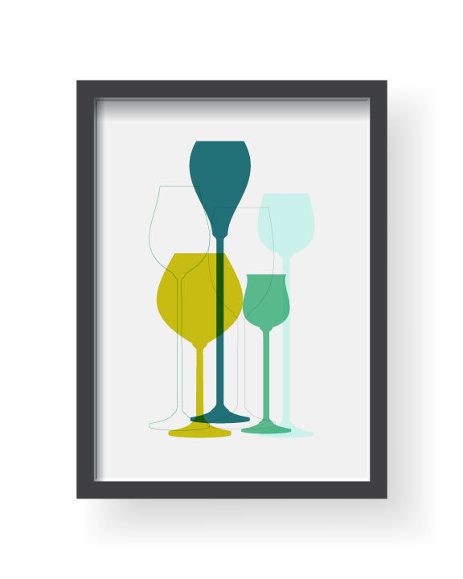 Mint Kitchen Print Dining Room Wall Art Modern Kitchen Art Etsy