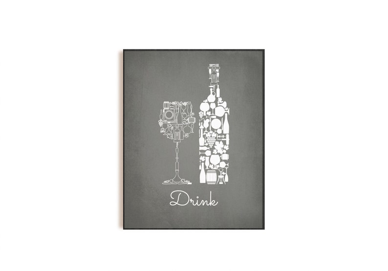 Red Black Gray Kitchen Wall Decor Red Black Kitchen Wall Art Etsy