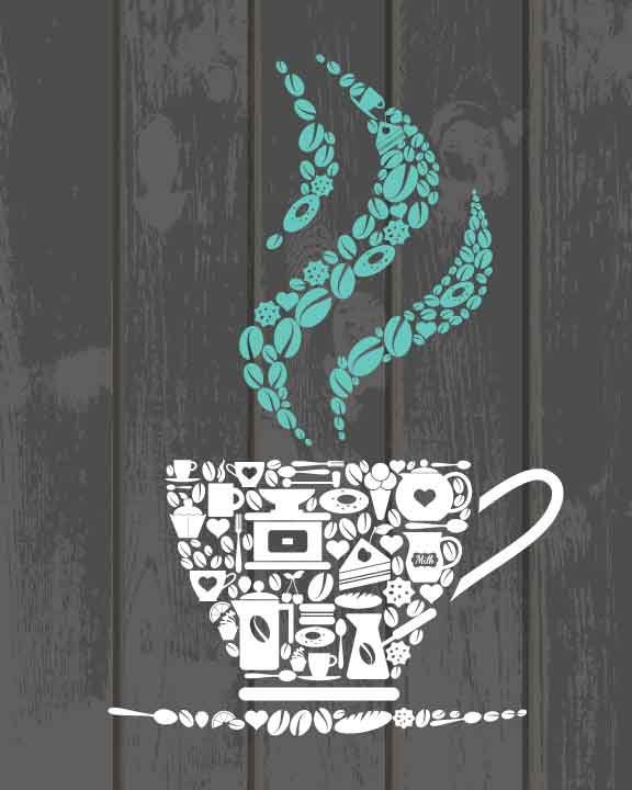 Gray Kitchen Art Set Gray Dining Room Wall Art Gray Kitchen Etsy